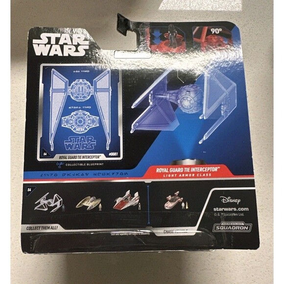 New Star Wars Micro Galaxy Squadron Royal Guard Tie Interceptor  Rare  1/15000 - Picture 3 of 4